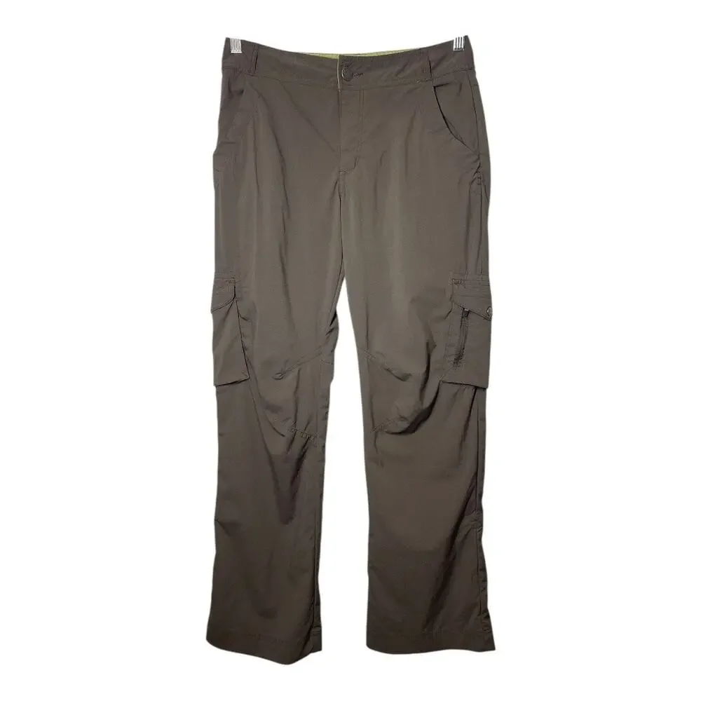 REI Womens Hiking Outdoor Pants Brown Size 10 UPF 50+ Cargo
